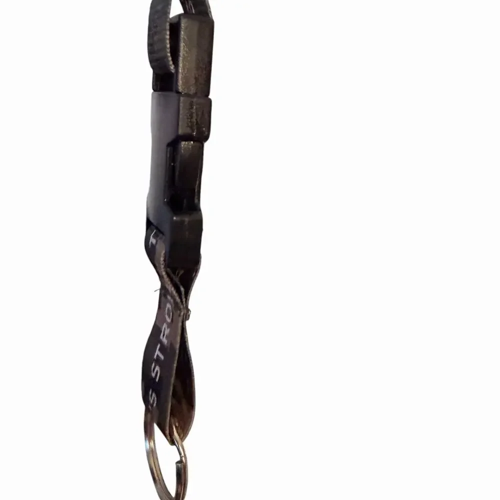 US Army There's Strong Then There's Army Strong Lanyard Keyring Buckle Closure